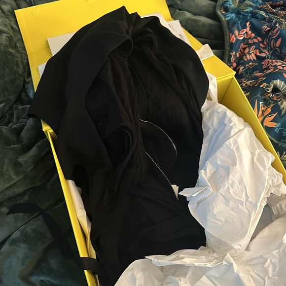 Dion Lee black Jenna Ortega dress - Picture 6 of 8